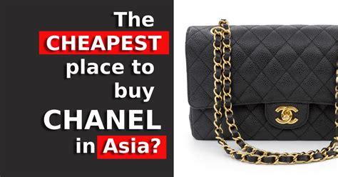 cheapest place to buy Chanel